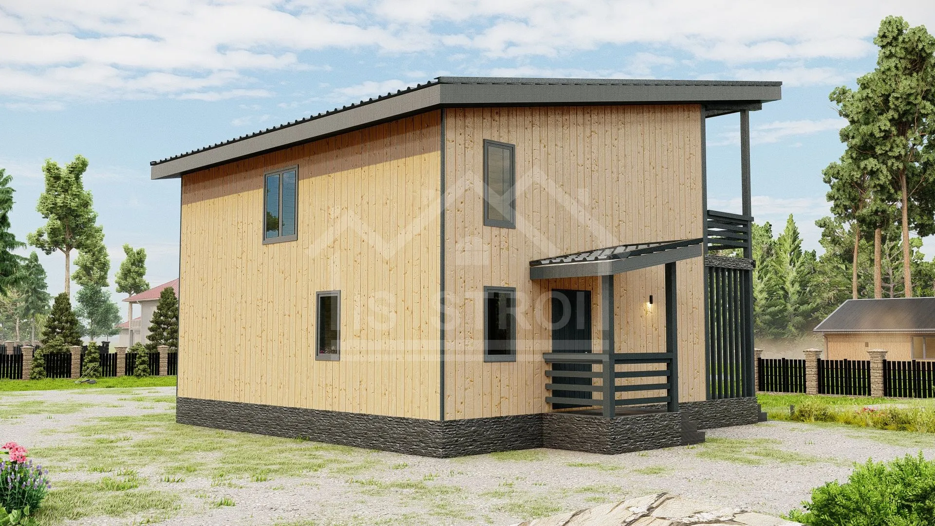 Каркасный дом «Эстетика» 161 м² — фото 4